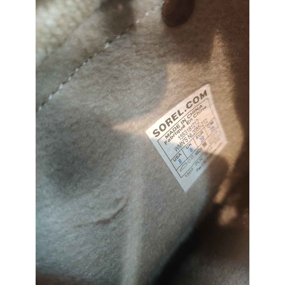 BNWB Sorel Joan of Arctic Premium Size 8 Oxford Tan - Picture 3 of 13